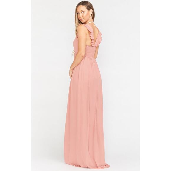 Show Me Your Mumu June Maxi Dress in Rustic Mauve Crisp L NWT - Picture 3 of 11